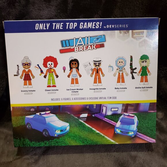 DevSeries Jailbreak Hiding In Plain Sight 6 Action Figures & Virtual Item Code - Picture 6 of 8